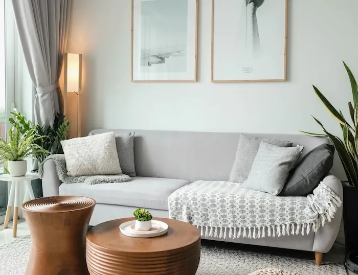 Clean and comfortable living room